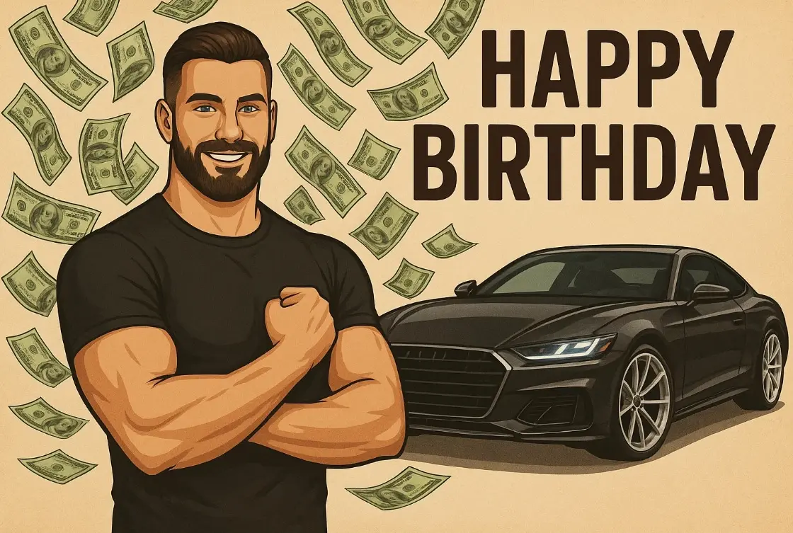 Joke-themed funny birthday images for men