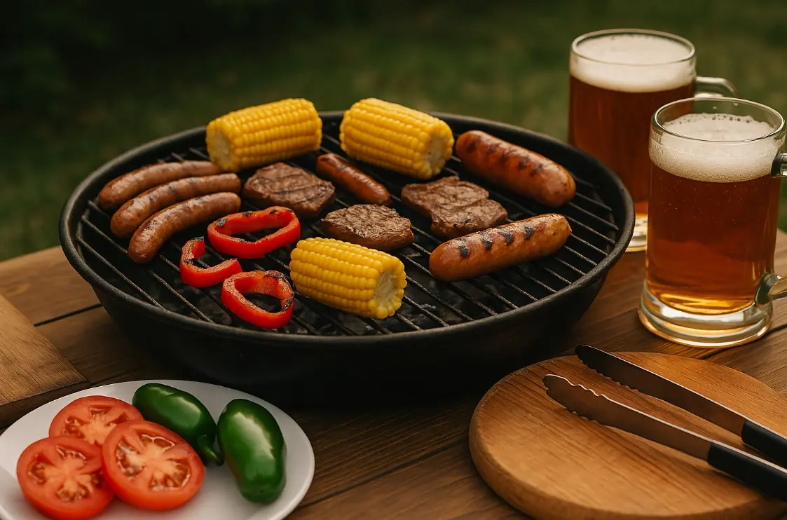 BBQ-themed funny birthday images for men