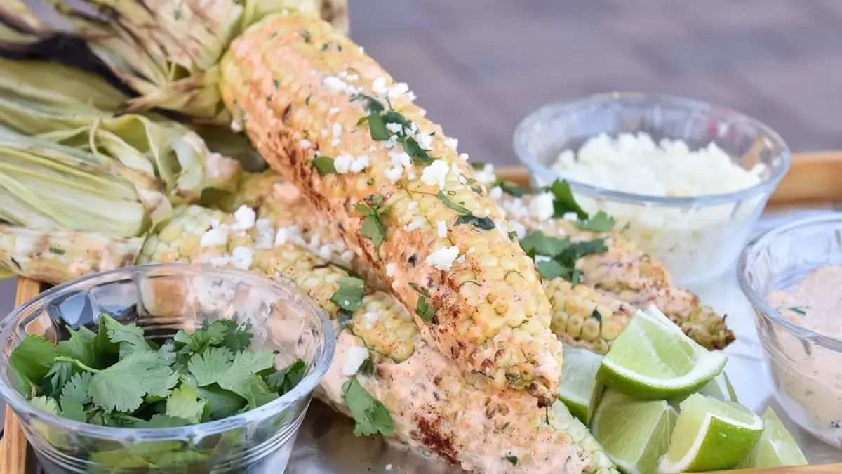 Mexican Street Corn with Herbs