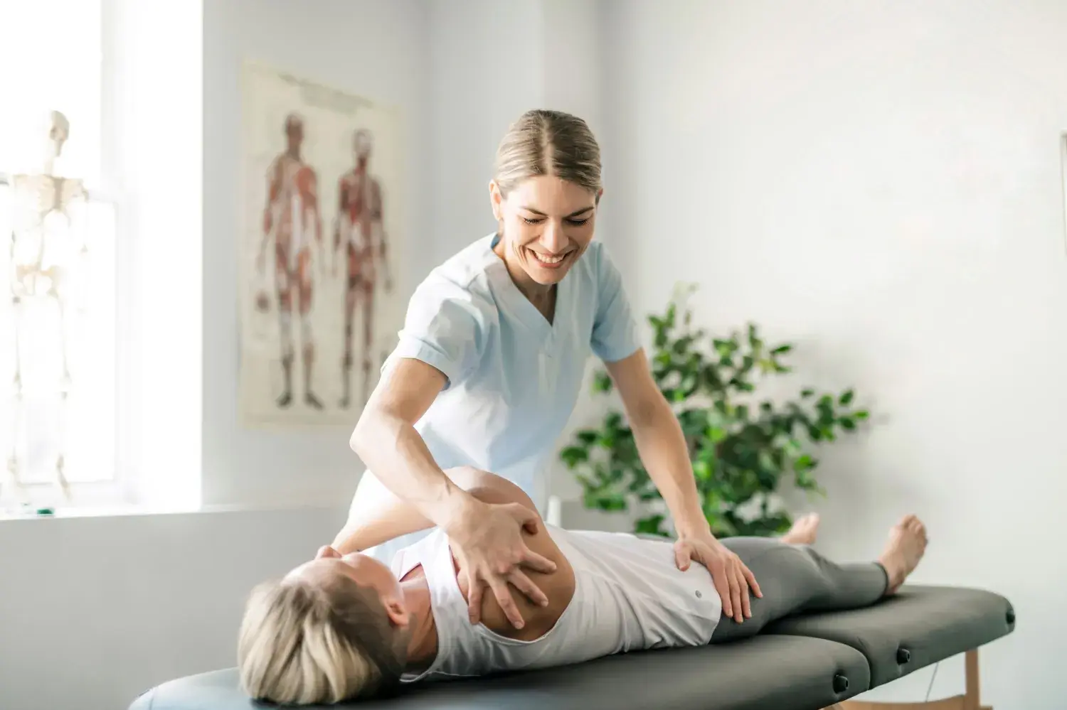What a physical therapist does