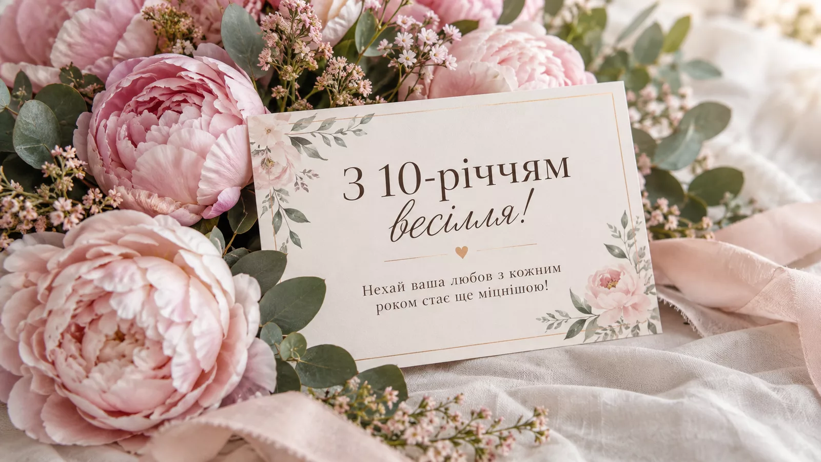 10 років разом – як відзначити олов’яне весілля і що сказати одне одному